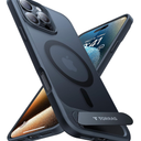TORRAS Strong Magnetic & Seamless Stand for iPhone 16 Pro Case, [18N Mighty Magnetic] [12FT MilGrade Drop Tested] [Fit for MagSafe] Kickstand Protective Slim Phone Case for iPhone 16 Pro 6.3", Black