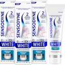Sensodyne Clinical White Toothpaste Clinically Proven Whitening for Sensitive Teeth, Intensive Clean, 3.4 oz (Pack of 2)
