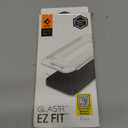 Spigen AluminaCore Tempered Glass Screen Protector [Glas.tR EZ Fit] designed for iPhone 17 Pro | iPhone 17 | iPhone 16 Pro [2 Pack] 9H+ Hardness, Aluminum-Enhanced Durability