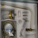 Brushed Gold Shower System with 10Inch Rain Shower Heads with Handheld Spray Combo, Gold Shower Faucet Set with Rain Shower and Handheld, Gold Shower Head and Handle Set(Shower Valve Kit Included)
