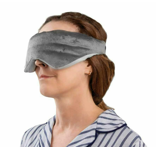 Tranquility Cooling Weighted Eye Mask With Washable Cover .75lb Grey