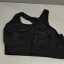 SHAPERMINT Sports Bras for Women - Workout Bras for Women, Plus Size Sports Bra, Workout Tops for Women High Support (Black, XXL)