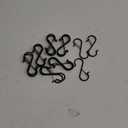 ADIIL 22 Pcs S Hooks for Hanging with Safety Buckle, Heavy Duty Metal S Shaped Closet Hooks for Hanging Plants, Kitchen Utensils, Jeans, Bags, Pots, 3.75 Inch, Black