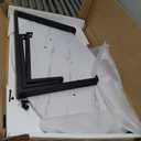 Coffee Table Small Oval Table,White Faux Marble Table for Living Room, Modern Center Tea Tables for Small Space,Wooden Tables End Tables with Sturdy Black Metal Leg