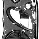 Links Golf Divot Tool with Foldable Pop-up Button & Magnetic Golf Ball Marker - Patented Golf Divot Tool and Ball Marker - Drip Collection (Black)