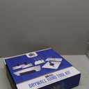 Drywall Hand Tools Kit, Drywall Knife Set with Putty Knives, Taping Knives, Aluminum Hawk, Mud Pan, Flat Finishing Trowel, Multi-Fuctional Paniter Scraper