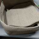 OIAHOMY 4 Pack Storage Baskets for Organizing 30L Cube Storage Bins Brown