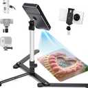YIFMEIG Overhead Tripod for Mini Projector - Phone Holder,Camera Stand,Webcam,Stronger Support with Clip for Cookie Decorating,eaching Online Live Streaming and Showing 360 Rotation