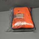 Chainsaw Chaps Apron Wrap, 8 Layers Chainsaw Pants with Adjustable Belt & Gear Pocket for Loggers Workers, Class C (Medium, Orange)