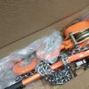 VEVOR Manual Lever Chain Hoist, 1-1/2 Ton 3300 lbs Capacity 10 FT Come Along, G80 Galvanized Carbon Steel with Weston Double-Pawl Brake,Auto Chain Leading & 360 Rotation Hook, for Garage Factory Dock