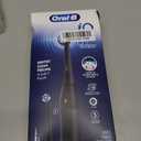 Oral-B Rechargeable Electric Toothbrush, iO2 Starter Kit, 3 Cleaning Modes, Automatic Pressure Sensor to Protect Gums, 2 Brush Heads, Night Black