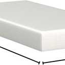 NapQueen 8 Inch Twin-XL Size Mattress, Bamboo Charcoal Memory Foam Mattress, Bed in a Box, White