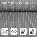 7' W x 8' H Outdoor Roller Shades, Cordless Patio Roll Up Outdoor Blinds with 2 Poles & 1 Fabric, Exterior Sun Shade Cloth for Porch, Gazebo, Balcony, Pergola, Grey