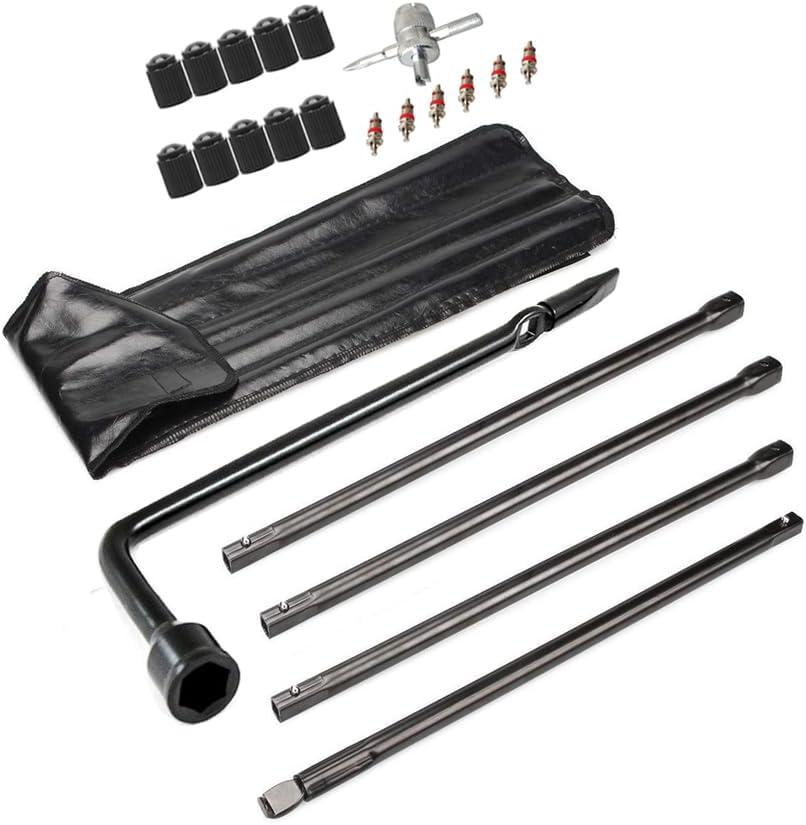 Dr.Roc Spare Tire Tool Kit with Wheel Lug Wrench Spare Tire Kit Compatible with Ford Ranger 1998-2011 Explorer 2001-2002 Explorer Sport Trac 2001-2005