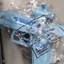 4 x Prank Water Gun Prank Two-Way Water Gun Toy Gun Outdoor Toys Summer Entertainment Travel Gatherings (Blue)