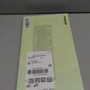 FOPETT Wireless Keyboard and Mouse Combo, 104 Keys Full-Sized 2.4 GHz Round Keycap Colorful Keyboards, USB Receiver Plug and Play, for Windows, Mac, PC, Laptop, Desktop (White)