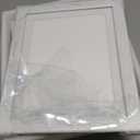 2Pack Kids Art Frames White, 10x12.5 8.5x11 Child Artwork Display Frame Without/With Mat Changeable Front Opening Frame Children Storage Frame Hold 50pcs Crafts Drawing Art Project Schoolwork (10x12.5-2pack)