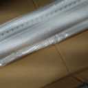 Long Tension Rod 39-144inch White Tension Curtain Rods no Drilling 1.26" Diameter Outdoor Curtain Rod for Patio,Windows,Shower,Doorway,Heavy Duty Spring Rods