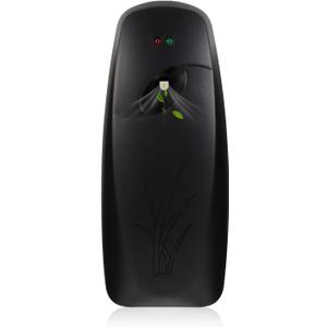 Automatic Air Freshener Spray Dispenser - Commercial and Home Use - Multiple Time Scent/Mist Release Settings for Room/Restroom Sprayer,Air Freshener not Included,Black (4 Ounce (Pack of 1)