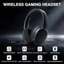 AULA G7 Pro Wireless Gaming Headset with 7.1 Surround Sound, 40mm Driver, BT5.3 Gaming Headphones with Mic, RGB, 10ms Latency, 65H Battery, PC Gaming Headset for PS5,PS4, Switch,PC,Wired Mode for Xbox