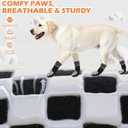 EXPAWLORER Dog Socks to Prevent Licking Paws with Grippers for Hot Pavement & Hardwood Floors Anti Slip, Reflective Dog Shoes Booties Boots & Paw Protectors with for Small Medium Large Senior Dogs XL