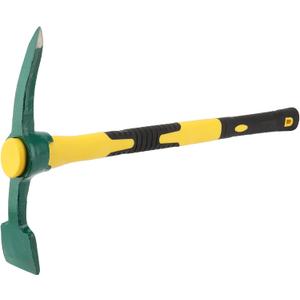 24 Inch Pick Mattock Hoe, Forged Weeding Mattock Pick Axe with Fiberglass Handle, Heavy Duty Garden Mattock Tool Adze Hoe for Gardening, Camping, Prospecting 24 Inch Pick Mattock Hoe, Forged Weeding Mattock Pick Axe with Fiberglass Handle, Heavy Duty Garden Mattock Tool Adze Hoe for Gardening, Camping, Prospecting