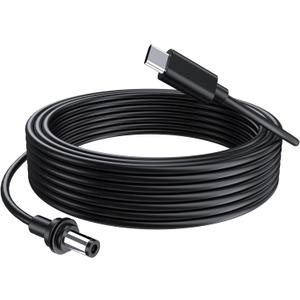 UBeesize Starlink Mini Power Cable, 10FT Starlink Mini USB C to DC Power Cord, 18AWG Waterproof USB Type C to DC Cable Starlink Mini Accessories Compatible with 100W+ Power Bank and 20V PD Source
