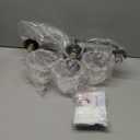 Vintage 3 Light Vanity Light, Black and Gold Bathroom Vanity Light, Bathroom Light Fixtures with Glass Shade, Antique Vanity Light Fixtures Over Mirror, Wall Sconce for Bedroom, Living Room (18.1in)