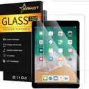 avakot-2 Pack Screen Protector for iPad 6th Generation 9.7 Inch, Anti-Scratch Tempered Glass Film for iPad 5th Gen/Air 2/Air 1/Pro 9.7, Touch Sensitive Tempered Glass Screen Protector for iPad 9.7