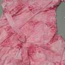 WDIRARA Women's Y2k Leopard Print Halter Dress Tie Backless Layered Ruffle Hem Mini Dresses Cheetah Mesh Dress XL