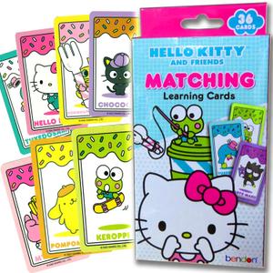 Hello Kitty Matching Learning Cards, Match Game, 36 Cards