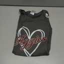 Retro Personalized Aggies-Heart Men Women Kid T-Shirt (Gray, S)