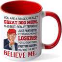 Dog Mom Christmas Gift, Dog Mom Gifts for Women, Pet Gift Idea for Christmas, Mothers Day, Birthday, Funny Pet Present for Women, Ceramic Mug 11Oz