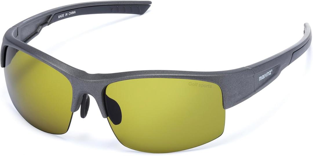 maivnz HD Lightweight Golf Sunglasses for Men Women, Golf Ball Finder Glasses, UV400 Eyewear & Golf Gifts for Golfers