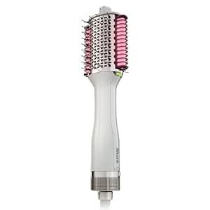 Shark HT202 SmoothStyle Heated Comb + Blow Dryer Brush, Dual Mode, for All Hair Types, Silk