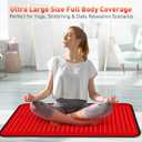 BENBER Red Light Therapy Mat for Body, 660nm & 850nm Infrared Light Therapy Pad, Wearable Wrap with Timer Remote Control for Back Waist Belly, Premium TPU, 60W High-Power, 41.7" x 23.6"