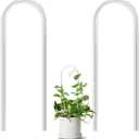 2 Pack U-Shaped Clear Acrylic Trellis for Indoor Plants, Small Plant Trellis for Potted Plants Climbing Plants, Plant Support Hoya Trellis for Vine Ivy Hoya Indoor Outdoor (Medium)