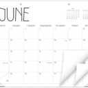 2 x GuassLee Horizontal Desk Calendar -Months Planner from Jun to Dec Simple Glue Desk Calendar with To-Do List Premium Paper Binding for Family Business Appointment Planning 2024-2025