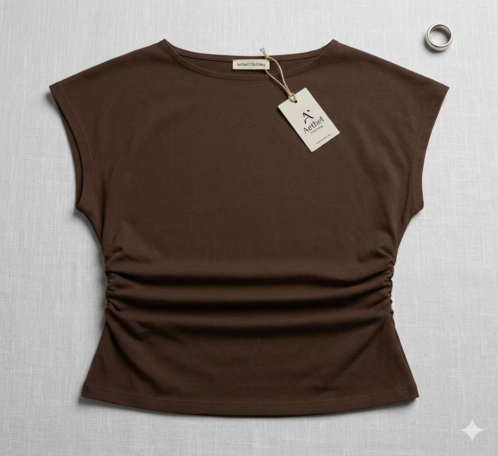 Top for Women's Size Medium Brown