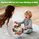 Stepping Stones for Kids & Toddlers 3-5, 6Pcs Non-Slip Sensory Toys & Obstacle Course for Indoor Outdoor Play, Develops Motor Skills, Balance & Coordination, Ideal Christmas & Birthday Gifts (Green)