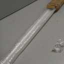Hicarer 2 Pcs 32'' Shower Door Bottom Seal for Chrome Framed Door, Silver