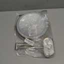 9" Wall Mounted Lighted Makeup Mirror,4000mAh Rechargeable Double Sided 1X/10X Magnifying Mirror with Light,3 Color Lights,Touch Dimmable,Extended Arm 360 Rotation Wall Mounted Makeup Mirror