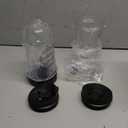 Ninja Blender Replacement Parts Compatible with BL770 BL660 BL663 BL663CO BL665Q BL740, 2 Pack Single Serve Ninja Blender 24oz Cups with Sip & Seal Lids &6 Fins Ninja Blender Blade Assembly