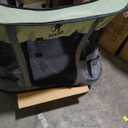 Foldable Dog Cat Playpen, Portable Dog Crate for Puppies, Cat, Puppy Play Pen for Indoors, Kennel Tent Crate for Indoor Outdoor Travel Camping Use with Carrying Case (Green, M)