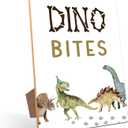 Dino Bites Table Sign - Dinosaur Party Decor, Perfect for Birthday Party, Birthday Decorations, 811 Wooden Party Sign with Stand