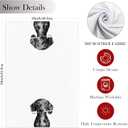 Funny Dachshund Gifts Hand Towels for Bathroom, Weiner Dog Bathroom Hand Towels, Weiner Dog Gifts for Women, 16x24 Inch