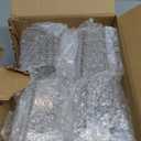 Acrylic Brochure Holder 6 x 8 Inches, 4-Pack Clear Plastic Display Stand for Half-Fold Flyers, Pamphlets, Menus, Trifold Literature, Wall Mount or Countertop Use