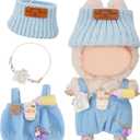Cute Doll Clothes for Design Outfit Blind Mystery Box Accessories Mini Ropa Plush Stuff Hat Dress Overalls Pajamas Hoodie