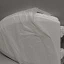 Bemis 1500EC Durable Wooden Toilet Seat, Easy Clean Hinges, Made in USA, Elongated, White, Pack of 1