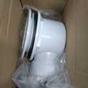 Low Profile Shower Drain Assembly Replacement, 2" PVC Side Outlet with Perforated Strainer Replacement for 1.5" or 2" Shower Base Drain